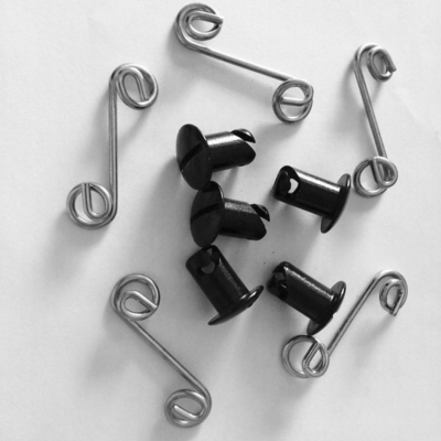 Universal Aluminium Vierteldreh Schwarz Dzus Befestigungen 7/16&quot; 5/16&quot; Knöpfe für den universellen Austausch