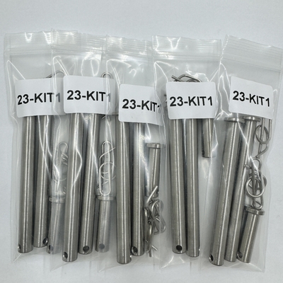 Jacobs Ladder Pin Kit mit natürlicher Veredelung GR5 Größe 3/8*1.3 und 3/8 x 3.71 1/2 x 1.3 in Titanium Gr5 Benefit