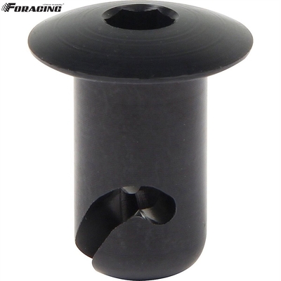 Universal 7/16&quot; Aluminium Dzus Knopfkuppel Allen Kopfquartier Drehverbindungen.500 Schwarz Schneller und einfacher Austausch/Reparatur