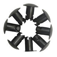 Universal 7/16 &quot;Aluminium Dzus Knopf Kuppel Kopf Viertel drehen Befestigungen.500 Schwarz Universal.500&quot; Griff mit Material