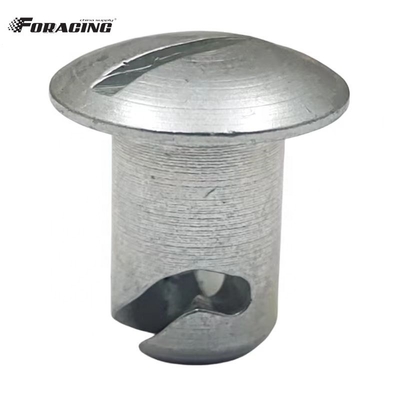 Universal Dzus Kuppel Kopfknöpfe Silber 7/16 &quot;x.500&quot; Stahl Sprint Auto Maxim mit Material Universal