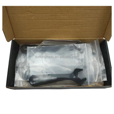 Universal Black Racing AN Schlüsselschlüssel AN Schlüssel für Sprint-Auto-Werkzeugsätze An4-An16 6PCS Ein Kit Leichtbau Aluminium