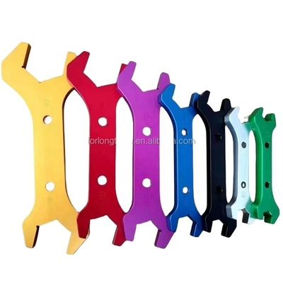 7PCS Doppel End Schlauch End Schraubenschlüssel Set für Universal Auto-Rohr Anpassung An3-An16 Aluminium Bild zeigt Universal