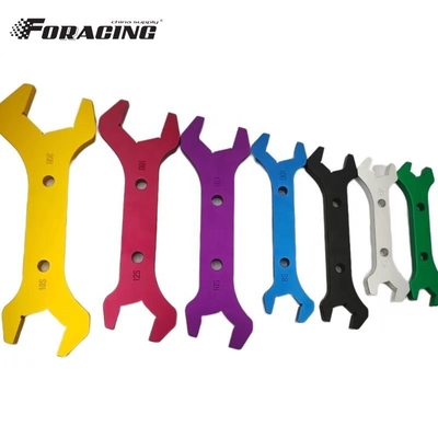 7PCS Doppel End Schlauch End Schraubenschlüssel Set für Universal Auto-Rohr Anpassung An3-An16 Aluminium Bild zeigt Universal