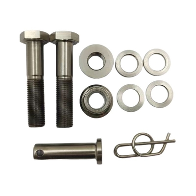 Universal Titanium GR5 Jacobs Leiterbolze mit Nuss Nylon-Einsatz 3/8-24 in Gewinde