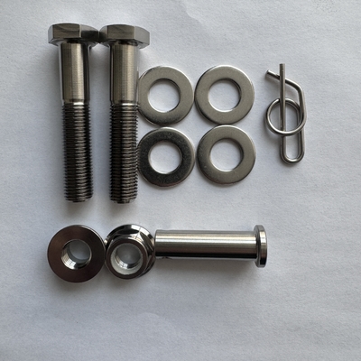 Universal Titanium GR5 Jacobs Leiterbolze mit Nuss Nylon-Einsatz 3/8-24 in Gewinde
