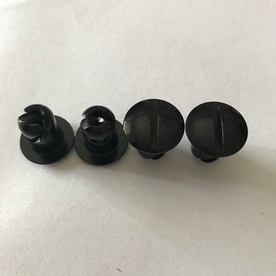 Universal Car Fitment.500 Schwarzes Aluminium Dzus Knopf Kuppel Kopfteil Drehverbindungen für Sprintcar Reparatur/Austausch