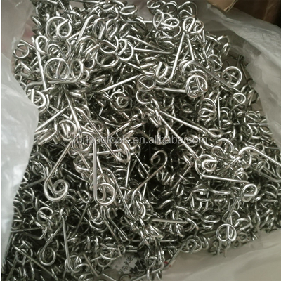 Universal Car Fitment Silber Dzus Spring Grip.375 Schnelldrehverschlüsse aus Edelstahl für Rennsprintcars