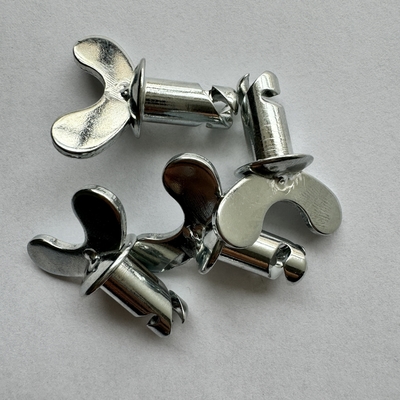 Ersetzen / Reparieren Zweck OEM akzeptiert Dzus Dome Schmetterlingskopfknöpfe mit Griff Silber 7/16 &quot;x.500&quot; Stahl Sprint Car