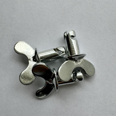 Ersetzen / Reparieren Zweck OEM akzeptiert Dzus Dome Schmetterlingskopfknöpfe mit Griff Silber 7/16 &quot;x.500&quot; Stahl Sprint Car