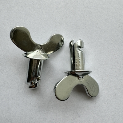 Ersetzen / Reparieren Zweck OEM akzeptiert Dzus Dome Schmetterlingskopfknöpfe mit Griff Silber 7/16 &quot;x.500&quot; Stahl Sprint Car