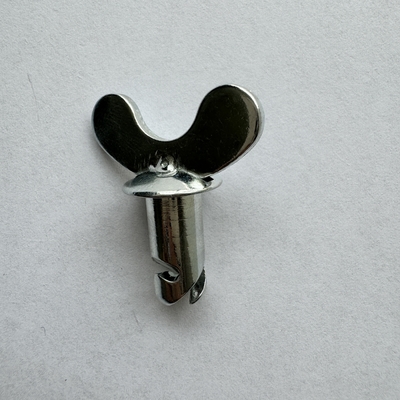 7/16 &quot;x.500&quot; Universal Jahr Dzus Dome Schmetterlingskopfknöpfe mit Griff Silber 7/16&quot; x.500&quot; Stahl Sprint Auto OEM akzeptiert