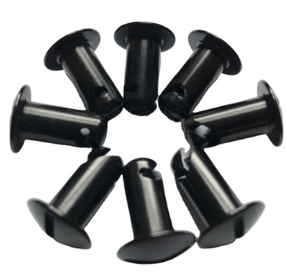 Universal schwarz Viertel Dreh Selbst auswerfen Dzus Aluminium-Verschluss für den Austausch / Reparatur Standard OE NO. 7/16 &quot;Kopf Durchmesser
