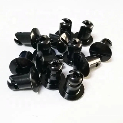 Universal schwarz Viertel Dreh Selbst auswerfen Dzus Aluminium-Verschluss für den Austausch / Reparatur Standard OE NO. 7/16 &quot;Kopf Durchmesser