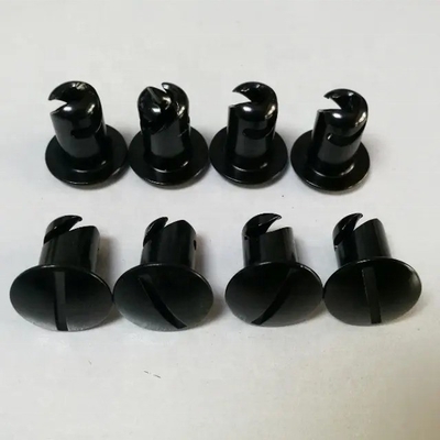 Universal schwarz Viertel Dreh Selbst auswerfen Dzus Aluminium-Verschluss für den Austausch / Reparatur Standard OE NO. 7/16 &quot;Kopf Durchmesser