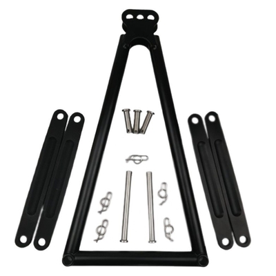 13-5/8&quot; Chromoly 4130 Sprint Car Racing Schwarz Jacobs Leiter-Kit mit 7 &quot;Gürtel