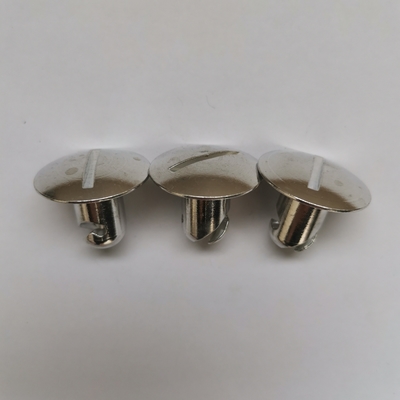 7/16 &quot;Aluminium Viertel Dreh Dzus mit 1&quot; Großkopf x.500 Sprint Auto Silber für Universal-Auto-Fitment