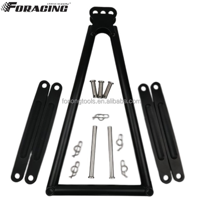 Universal Fitment 13-5/8 &quot;Schwarze Jacobs Leiter Kit 1 Loch und 3 Löcher Chromoly 4130 für robuste Sprint Car Rennwagen
