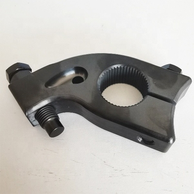 OE NO. N/M Schwarz PVD Titanium Torsion Stop 1 3/4&quot; Split Sprint Car mit Universal Pinch Bullet Bolt 3/8&quot;-24X1.35&quot; und 1-1/8&quot; Spline