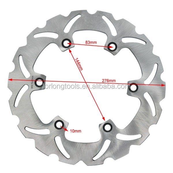 Ersatz/Reparatur Zweck Honda VFR Z 400 CBR F 600 Frontbremsscheibe Rotor 276mm Größe mit 6 Montagelöchern an der vorderen Position