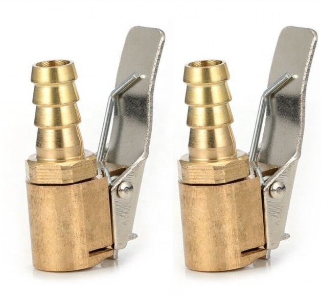 Vorrat 6MM 8MM Autoreifen Radreifen Luftkocher Aufblaser Pumpe Ventil Clip Anschluss für Universalfahrzeuge bereit zum Versand