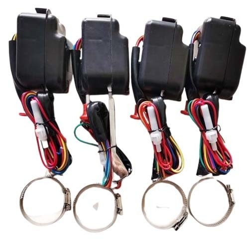 Universal-Auto Schwarz Chrom-Säule Montage Dreh-Signal-Schalter mit/ Gefahrenknopf für den Austausch/Reparatur außergewöhnliche Haltbarkeit