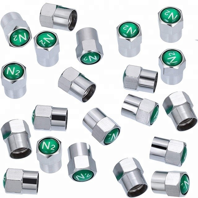 Standard OE NO. Metallbraz Reifenventil Stammkappen N2 Stickstoff Staubdichte Ventil Abdeckungen für Auto-Auto-Zweck Ersetzen/Reparatur