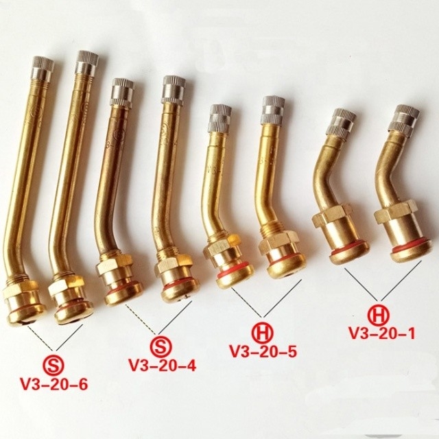 Universelle Messingröhrellose Reifenventil mit Ausdehnungsrad Reifen V3-20-1 V3-20-6 V3-20-4 V3-20-5 Standard OE NO. und Universal