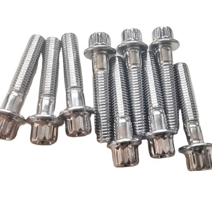 Universalstahlchromplattierte Split-Rim-Montage-Schrauben M7 x 32mm für Räder Keine Gestaltung nur Stil Keine zusätzlichen Eigenschaften