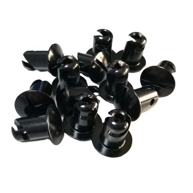 Universal Aluminium Dzus Kuppel Kopfknöpfe- Schwarz 7/16 &quot;x.500&quot; für maßgeschneiderte Lösungen und Dienstleistungen