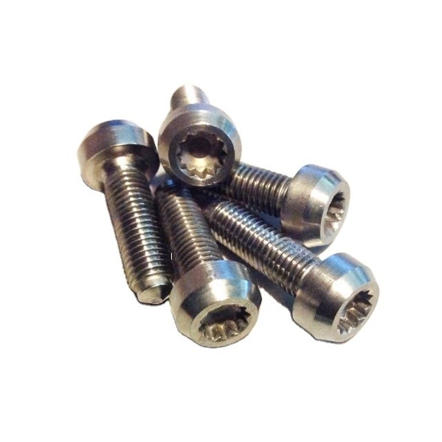 Einfach zu installieren und langlebig M7 * 24mm Titan Split Rim Bolzen für BBS DIN Standard Naturfarbe
