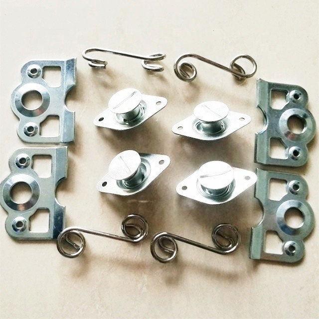 Ersetzen / Reparieren Sprint Car.500 Tab Plate und Federn Universal 7/16 &quot;Selbst ausgestoßene Dzus für den Austausch