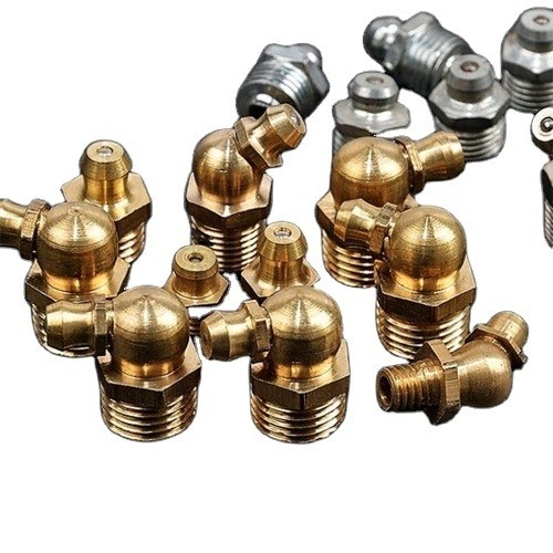 Universal-Auto-Fitment Gerade Messing Hydraulisches Fett Nippel M6 M8 M10 für Schwerlastantrieb Baggerwagen OE NO. Standard