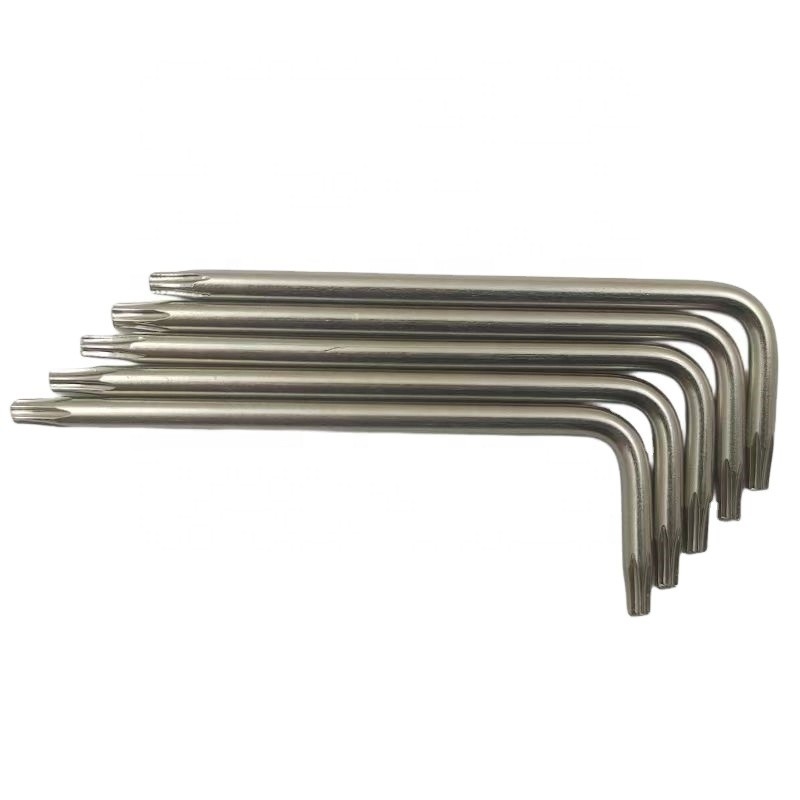 Industrielle Grade Torx End Allen Schlüssel T8 L Typ Star Schlüssel für M3 M4 Steckdose Fahrrad Pedal Schlüssel kundenspezifisch und OEM Support Natürliche