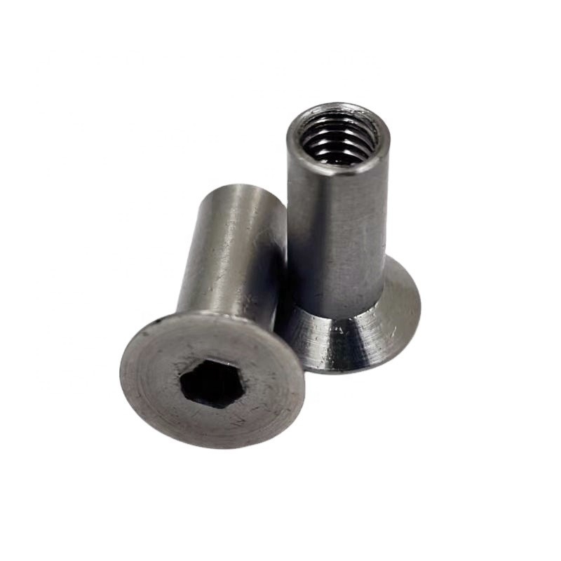 Universal Sport Bike Pedal Edelstahl Countersunk Sleeve Nut M4 perfekt für Ersatz / Reparatur Anforderungen