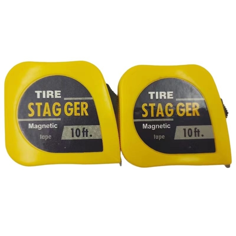Gelbfarbiger Rennwagen-Stagger-Tape-Messklemm 10 Fuß * 1/4 &quot; mit imperiale Messsystem und magnetische Werkzeuge
