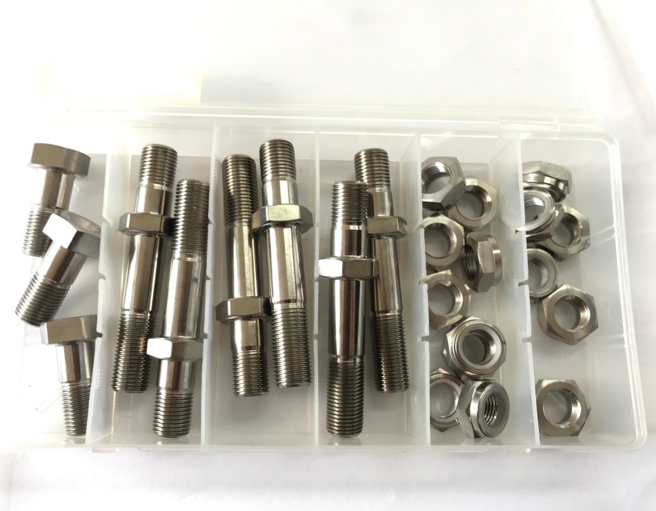 Universelles Jahr N/M Titanium Sprintcar Ein Nuss Radius Stange Bolt Kit für Motorsport-Profis Natürliche Universal