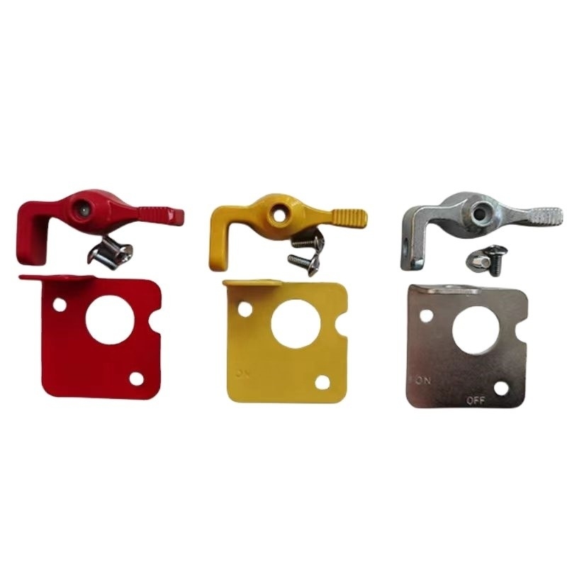 Standard OE NO. Universal Car Fitment Master Disconnect Switch Lock-Lever Kit mit Batterie-Schalter in Gelb Rot und Silber