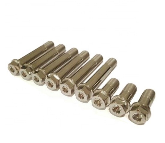 Titanium Gr5 Universal 9/16 Hex Head Radius Rod Bolt Kit zum Ersetzen/Reparaten von mehreren Fahrzeugen