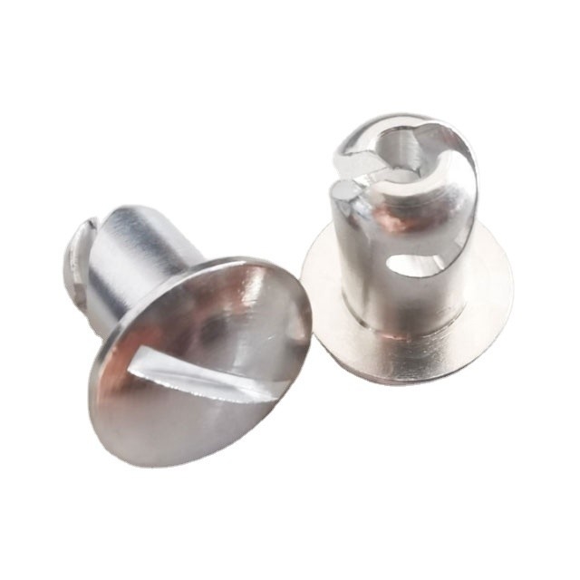 Universelles Dauervolles Silber Aluminium 5/16&quot;.500&quot; 1/4 Schnelldreh Dzus Kuppelkopf Sprint-Auto für maßgeschneiderte OE NO.
