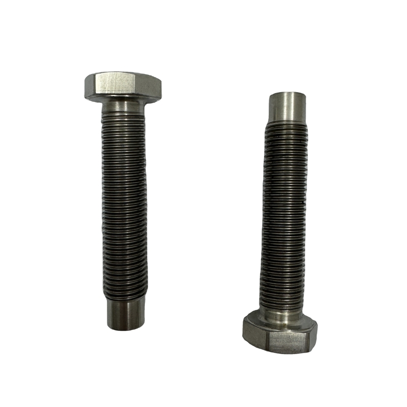 Sprint Titanium Torsion Stop 3/8&quot;-24 Kugelnase Mikro-Anpassungsschraube mit natürlichen Finish Stock DIN Standard
