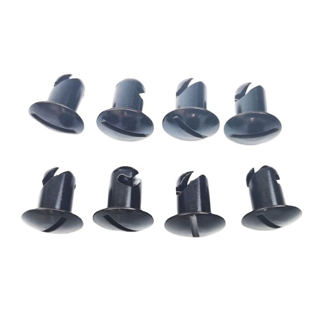 OE NO. Maßgeschneiderte schwarze Aluminium-Dzus-Schlitze Kopfquartier Drehverbindungen 7/16 &quot;x.500 für Universal-Jahr Universal-Auto-Fit