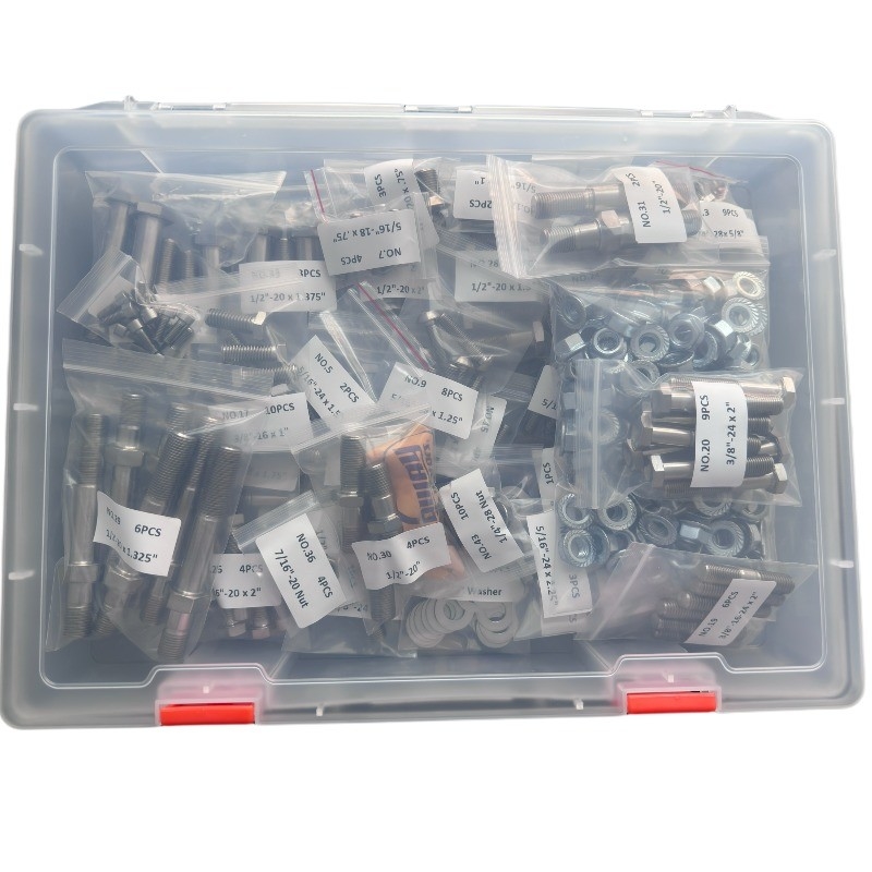 Reparatur-/Austauschzweck Sprintwagen J J ONS-Chassis mit einem Knoblauch-Schockmontage-Set und einem universellen Titanschrauben