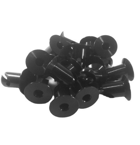 Universal Year Standard OE NO. 7/16 &quot;Aluminium Dzus Knopf Flush Allen Kopf Viertel drehen Befestigungen.500 Schwarz Schnelle und sichere Installation