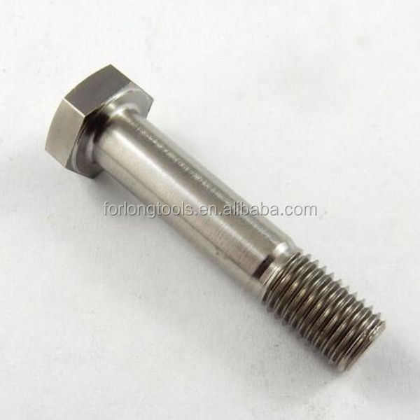 6AL-4V Titanlegierung Natürliche Oberfläche Hexkopfschraube 1/2 &quot;-20 x 4.5&quot; Schwerlastbau wesentliche Komponente