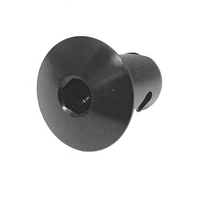 Universal 7/16&quot; Aluminium Dzus Knopfkuppel Allen Kopfquartier Drehverbindungen.500 Schwarz Schneller und einfacher Austausch/Reparatur