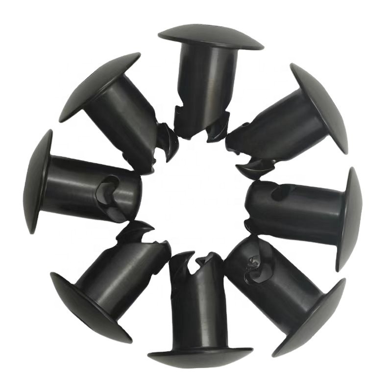 Universal 7/16 &quot;Aluminium Dzus Stud Dome Kopf.500 Schwarze Viertel Drehverbindungen Die Top-Pick für Sprint Auto Anpassung