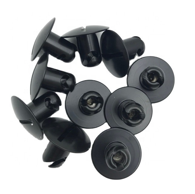 Universal 7/16 &quot;Aluminium Dzus Knopf Kuppel Kopf Viertel drehen Befestigungen.500 Schwarz Universal.500&quot; Griff mit Material