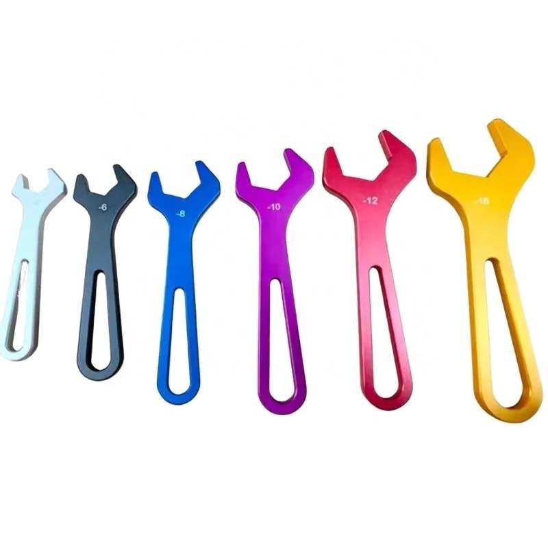 Universal AN Spanner Aluminium Billet Racing Tool Sets 6 Stück Ein Kit AN4-AN16 Sprint Car Wrenches für Rennen und Tuning