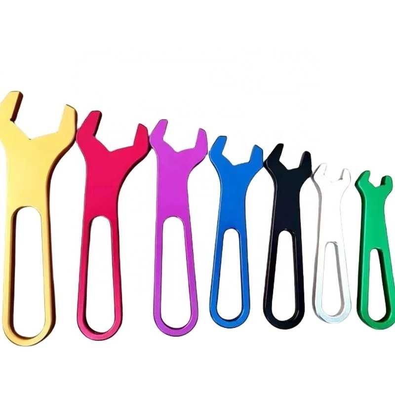 6 Stück AN Spanner Aluminium Billet Racing Tool Sets für Universal Car Fitment An4-An16 Sprint Car Wrenches zu erschwinglichen Preisen